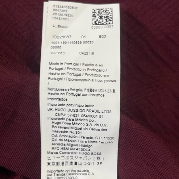 Boss Hugo Boss “Ekadri” Shift Dress With Pockets Burgundy Size Medium NWT - Picture 8 of 10